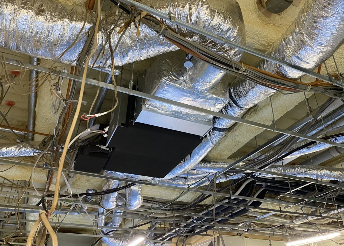 食品工場の一室改修工事の様子を公開します